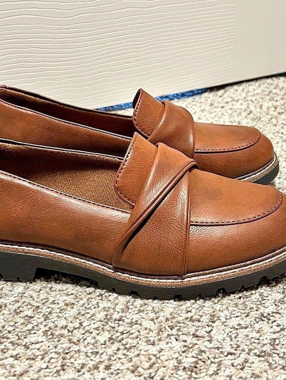 Eurosoft Leia Loafer Brown Strap Moccasins